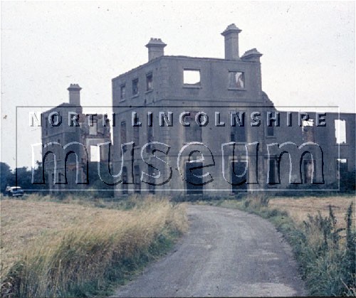 The ruins of Temple Belwood near Belton in 1967 	