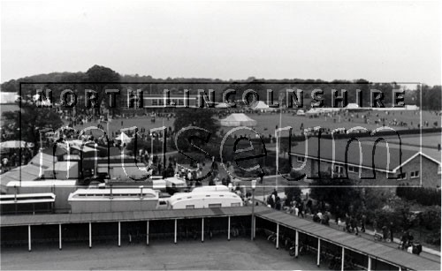 Appleby-Frodingham Works Gala, Brumby Hall Sports ground, Scunthorpe, taken from Pittwood House, then called Scunthorpe Civic Centre, 3 June 1967 	