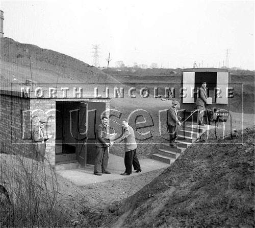 Santon Mining Company record photograph, the North Magazine takes delivery of Polar Ammon Gelignite from I.C.I.'s van, 14 March 1953 	