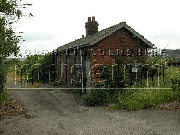 The original North Lindsey Light Railway station building at Scunthorpe located in English Welsh and Scottish Railway's goods station site on High Street East in July 2006 	